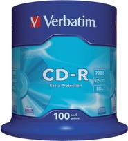 "Verbatim" 43411 700MB 52x ypač apsaugotas CD-R diskas - 100 vnt.