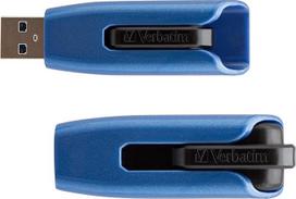 "Verbatim" 49808 128GB V3 Max USB 3.0 diskas - mėlynas/juodas