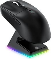 "VGN Game Power Attack Shark X6 Superlight" belaidė žaidimų pelė su RGB įkrovimo stotele, 49 g itin lengva pelė, 26000 DPI, "PixArt PAW3395", 2.4G/BT/laidinė, iki 200 valandų veikianti baterija, G502, PC/Mac, juoda