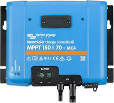 "Victron Energy SmartSolar MPPT MC4 VE.Can 150V 70 Amperų 12/24/36/48 V saulės įkrovos valdiklis (Bluetooth)