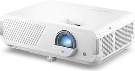 "ViewSonic LX750-4K" 4K UHD lazerinis projektorius su "Google TV", 4000 ANSI liumenų, 1 ms žaidimų režimas, HDR/HLG, 1,3x optinis priartinimas, automatinis H/V krypties keitimas, namų kino ir žaidimų projektorius