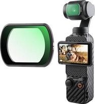 "Walking Way Black Mist" filtras 1/4, skirtas OSMO Pocket 3 Juodas "Promist" difuzijos filtras Magnetinis difuzijos filtras, "Dreamy Soft Focus" efekto filtras su kelių nanodangomis, skirtas DJI OSMO Pocket3