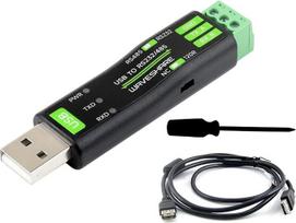 "Waveshare" USB ir RS232/RS485 serijinio keitiklio adapteris, integruotas originalus FT232RNL lustas, stabilus ir patikimas, suderinamas su "Mac/Linux/Android/Win11/10/8.1/8/7 ir kt.
