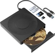 "Wbacon" išorinis CD/DVD diskas nešiojamajam kompiuteriui, "LightScribe" išorinis DVD diskas su SD/TF prievadu CD įrašymo įrenginys DVD grotuvas USB 3.0/Type C, "CD Rome" išorinis diskas CD diskas nešiojamajam kompiuteriui "Windows Linux
