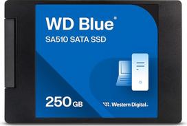 "WD Blue SA510" SATA 250GB 2,5 colių SSD diskas (skaitymas iki 555MB/s, įrašymas iki 440MB/s, atnaujinimas kompiuteriui / nešiojamajam kompiuteriui, 3 mėn. "Dropbox Professional" bandomasis laikotarpis, "Western Digital SSD Dashboard")