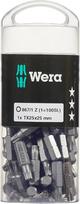 "Wera" 05072449001 "pasidaryk pats" antgaliai, skirti medsraigčiams 867/1-100 vnt., TX25x25mm, sidabrinės spalvos, T25