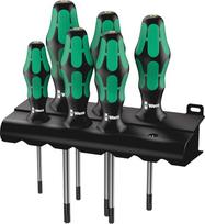 "Wera" 05138250001 "Kraftform Plus 367/6 BO TORX" apsaugotų nuo pažeidimų atsuktuvų rinkinys, nuo TX10 iki 40, 6 dalių