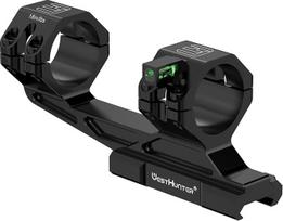 "WestHunter Optics Precision Cantilever Picatinny" tvirtinimas šautuvams, 30 mm/34 mm vamzdžio skersmuo, dvigubi žiedai su poslinkiu, lengvas vientisas šautuvo optinio taikiklio komplektas - lygis | Pagrindinis modelis