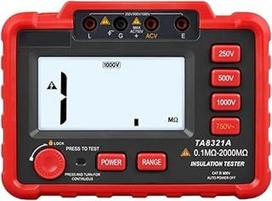 "Widerstandsmesser", 2500 V skaitmeninis izoliacijos varžos testeris, pramoninis megohmetras su automatiniu iškrovimu (TA8321A)