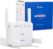 "WiFi" stiprintuvas, 1200Mb/s 2,4 GHz ir 5 GHz dvigubo "WiFi" signalo interneto stiprintuvas su RJ45 Ethernet prievadu, palaikantis prieigos taško / maršrutizatoriaus / retransliatoriaus režimą