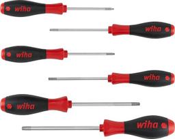 "Wiha SoftFinish" atsuktuvų rinkinys (24506) 6 dalių I Atsuktuvų rinkinys kasdieniam naudojimui, amatams, pramonei I "Torx" varžtų įrankis su skylute