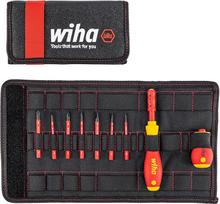 "Wiha" 9 vnt. atsuktuvų ir antgalių rinkinys "SlimVario" atsuktuvas Dantytas Phillips Pozidriv 2831 T9 01