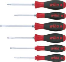 "Wiha" atsuktuvų rinkinys "SoftFinish" su dantytomis įstrižomis kryžminėmis galvutėmis 6 dalių su šešiakampėmis galvutėmis (21248) Ergonomiška rankena, skirta galingam sukimui, universalus įrankis pramonei ir amatams