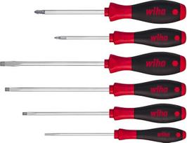 "Wiha" atsuktuvų rinkinys "SoftFinish", 6 dalių su šešiakampėmis galvutėmis (21249) Ergonomiška rankena, skirta galingam sukimui, universalus įrankis pramonei ir amatams
