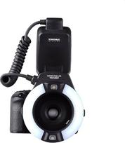 "Yongnuo YN-14EX Macro Ring TTL Flash Light + adapteris, skirtas "Canon" DSLR 6D 7D LF464