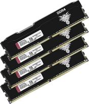 "Yongxinsheng" DDR4 2666MHz 64GB rinkinys (16GBx4) stalinių kompiuterių RAM PC4-21300 UDIMM Non-ECC Unbuffered 1.2V 288-Pin CL19 PC kompiuterio atminties modulis Atmintis