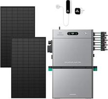 "Zendure SF2400 Pro" balkono elektrinė su atmintimi, 2400 W dvikryptė kintamosios srovės galia, 4 MPPT, skirta 4800 W fotovoltiniam įėjimui (3000 W nuolatinės srovės + 1800 W kintamosios srovės), išplečiama nuo 16,8 kWh, su 1 D0, 1 AB3000L, 2 450 W saulės