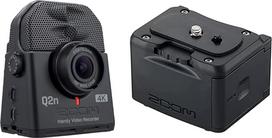 "Zoom Q2n-4K/IF" skaitmeninis garso ir vaizdo įrašymo įrenginys ir BCQ-2n akumuliatorius, skirtas Q2n ir Q2n-4K