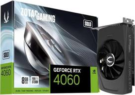 "Zotac Gaming GeForce RTX 4060 8GB Solo DLSS 3 8GB GDDR6 128 bitų 17Gb/s PCIE 4.0 itin kompaktiška žaidimų vaizdo plokštė ZT-D40600G-10L