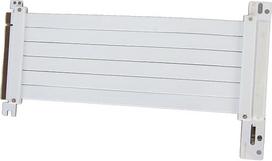 "Zunate" PCIE 3.0 Riser kabelis, PCIE 3.0 X16 Riser kabelis, GPU vaizdo plokštės, prailginimo kabelis, 90 laipsnių prailginimo plokštės, prailginimo kabelis, vaizdo plokštės, prailginimo kabelis (baltas)