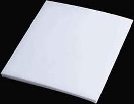 1 PTFE plokštelė - Politetrafluoretileno plokštelė, skirta izoliacijai ir geriausiam cheminiam tinkamumui (250x250x20mm)