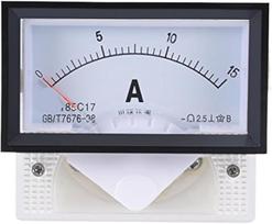 1 stück 85C17 Strom-Panel-Meter 0-15A 5A10A10A30A5A Ampermetras, skirtas Schaltungsprüfung Ladebatterie Ampere Tester Messgerät(15A)