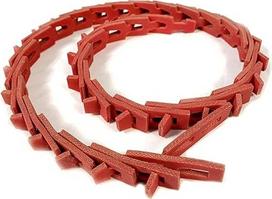 1 Stück Länge 1 Meter.Profil O 8 Z10/Z12 A13/A15 B17/B18 C22/C24 Powertwist Move Round Hochleistungsförderband(A 13mm)
