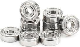 1 STÜCKE 604 ZZ Lager 4x12x4mm 10 STÜCKE 604ZZ RS 2RS Handstücklager for Starke Industriemotoren Hohe Geschwindigkeit(F604rs Black Seal)