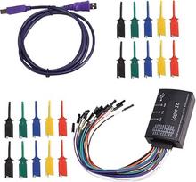 1 vnt AA46 Logic USB loginis analizatorius, skirtas oficialiai versijai, zondo greitis 100M 16 kanalų instrumentų