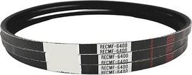 1 vnt RECMF 6365 6370 6375 6380 6385 Variatorius generatoriaus generatoriaus Maschine Rasenmäher variklio Klimaanlage Auto Gummi keilriemen (1 vnt, RECMF-6380)