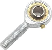 1 vnt. 5 mm/6 mm/8 mm/10 mm/12 mm/14 mm strypo galo jungties guolis, išorinis dešinysis sriegis, metrinis sferinis slydimo guolis (SA8 8 mm, kairysis sriegis)