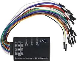 1 vnt. loginis USB loginis analizatorius Daugiasistemis analizatorius, skirtas zondo greičiui 100M 16 kanalų instrumentų