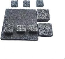 1 vnt. porcelianinių švirkštų, silicio karbido, šamo ir keramikos filtrų (50 mm x 12 mm)