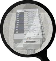 1 vnt. SQ2131N-5-C8-D su pagrindu ir 10 elektromagnetinių vožtuvų