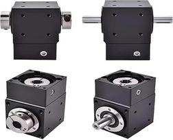 1 x Präzisions-Getriebeschalter 90° rechtwinklig für Schrittmotor Nema 23 60 mm mit T- und L-förmigem Servomotor (Dual axis-14mm input,5 to 1)
