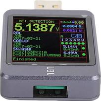 1,77-Zoll-USB-Tester, Multimeter aus Aluminiumlegierung für die Stromqualitäitätsanalyse mit PD3.1-Kompatibilität, Ideal für Techniker und Enthusiasten