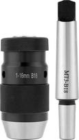 1-16 mm talpos 45# plienas, gręžimo griebtuvas Mk3 Portabrocas savaime užsispaudžiantis greito atlaisvinimo rotacinis griebtuvas su Mt3-B18 kūginiu kotu