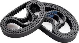 10 Stück HTD 5M Zahnriemen, Länge 435/440/445/450mm, Breite 10/15/20/25mm, 5mm Teilung, Gummiriemen Synchronriemen mit Glasfaserverstärkung(15mm,435mm)