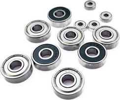 10 Stück Miniatur-Kugellager 633 634 635 636 638-2Z ZZ (633zz, 3 x 13 x 5 mm)