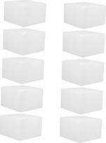 10 Stück Quadratischer Tortenattrappen aus Schaumstoff Realistisches Modell für Kuchenverzierungsübungen bei Hochzeiten und Geburtstagsfeiern