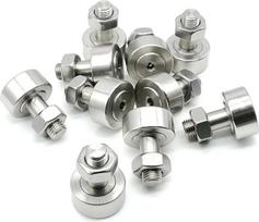 10 Stücke CF10-1 SUS304 Edelstahl Nockenstößellager M10x26x36.2mm Rollenbahnlager KR26 Motorteile
