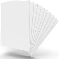 10 vnt. 1 mm plonos 1 mm įžambios PVC-chaumstoffplatės - lengvesnis rankų darbo, "pasidaryk pats" projektams ir meno parodoms (0 x 20 x 30 cm)