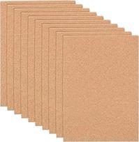 10 vnt. A4 formato kamštienos lapų 30x21cm 2 mm storio stačiakampio kamštienos lenta Kamštienos lenta, skirta sienų apdailai Šalis "pasidaryk pats