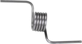 10 x 1,3 mm Torsionsfedern, V-förmige Federn, robuste Spiralfedern für Kühlschranktür, langlebig, silberfarben, wesentliches Zubehör