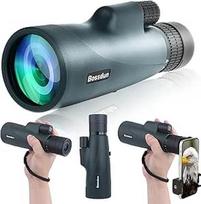 10-30 x 50 monokulinis teleskopas suaugusiesiems, vandeniui atsparus HD monokulinis optinis taikiklis su išmaniuoju telefonu, skirtas paukščių stebėjimui, ekskursijoms, žygiams, medžioklei, stovyklavimui (žalias)