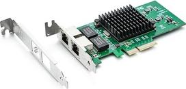 10/100/1000Mbps Gigabit Ethernet konvertuoto tinklo adapteris (NIC) su "Intel 82576" lustu | Ethernet PCI Express tinklo kortelė | Du RJ45 variniai prievadai | PCI Express 2.0 X4 | Palyginti su "Intel E1G42ET