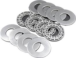 100 komplektų AXK1226 +2AS lėktuvo ašinis adatinis guolis 1226 12 x 26 x 4 mm Didmeninė prekyba 100 vienetų ašinių atraminių riedėjimo guolių su diskais