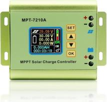 10A Solar Laderegler Batterie Solarpanel Mppt mit LCD Display, geeignet für 24/36/48/60/72V Batterien Mppt 7210A