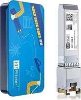 10Gb SFP+ RJ45 tranzistorius, 10GBase-T modulis, "Marvell 113C" lustas, 10G/5G/2.5G/1.25G Multi-Rate, suderinamas su "Cisco SFP-10G-T-S", "Ubiquiti UF-RJ45-10G", "UniFi", "Meraki", "MikroTiK", "Supermicro"..., 30 m m m