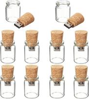 10PCS 2G 2GB mielas drifto butelis USB atminties diskas atminties kortelė saugojimas U-diskas Kalėdų dovana (2GB)
